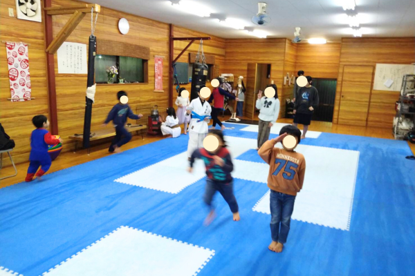 大掃除後の遊び