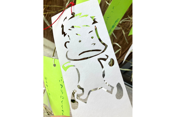 手作りの七夕飾り