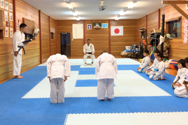 礼節などの武道の基本を大切に。